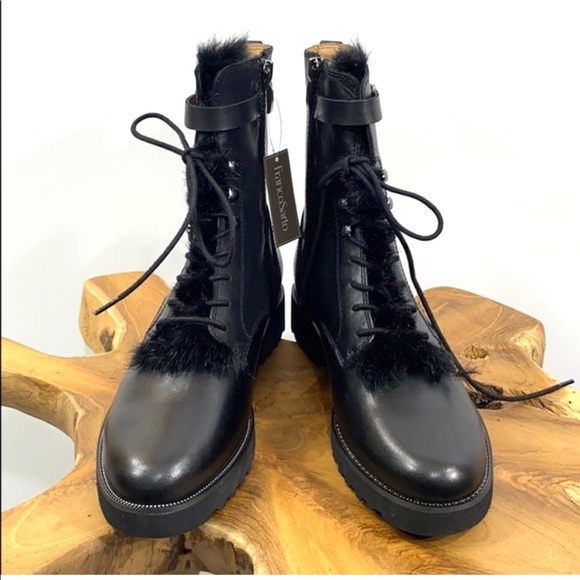 franco sarto canon combat boots